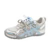 Zapatillas Deportivas Transpirables de Malla Retro de Nicho para Mujer 2026 Nuevo Estilo de Verano con Aumento Oculto de Altura Zapatos Casuales Planos Blancos