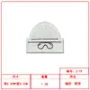 Parches Pequeños de Bordado de Letras Inglesas, Accesorios para Ropa, Decoraciones para Sombreros y Bolsas, Suministro Transfronterizo con Stock Listo