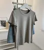 Camiseta cómoda de textura glutinosa, hombros caídos, manga corta para mujer en primavera y verano, ajuste elástico, tops delgados y versátiles, camiseta básica