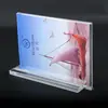 Al por mayor 10x 20cm Marca Taiwán acrílico letrero Taiwán marca de vino marca de precio transparente etiqueta de precio para dibujar 7006