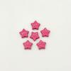 Biscoitos de Liga Colorida Estrela de Cinco Pontas Contas com Furo Reto Contas Espaçadoras de Estrela Acessórios para Joias DIY Material para Corrente de Pendurar em Bolsa de Celular