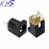 Enchufe de Alimentación DC DC-012/012A de Tres Pines Vertical Conector Hembra de Carga DC Especificaciones Completas
