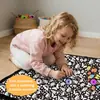 Manta de colorir lavável para rabiscos DIY pais e filhos, manta de colorir educativa para educação infantil, manta de pintura interativa para preencher com cores