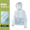 Algumas Roupas Banana Casaco Leve de Proteção Solar UPF50+ Feminino Primavera/Verão Respirável Secagem Rápida Anti-Ultravioleta Respirável Curto Emagrecedor Jaqueta de Proteção Solar