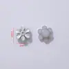 Accesorios para Zapatos Croc Decoración Piezas DIY Pantuflas Zapatos Cálidos Accesorios Desmontables Accesorios de Hebilla Flor para Zapatos de Gama Alta