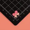 Mini Laço Brilhante Mini Acessórios DIY Acessórios de Cabelo Feitos à Mão Elásticos de Cabelo Chaveiros Materiais de Cola Cremosa Atacado