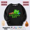 Ropa de bloques de construcción digitales Numberblocks Suéter de manga larga para niño con forro polar camiseta infantil de dibujos animados moderna otoño e invierno
