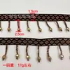 Nova Corrente de Renda com Franjas Estilo Étnico Corrente de Rede para DIY Roupas Acessórios para Cabeça Cintos Acessórios para Traje de Banho Corrente de Fita Acessórios para Cortina