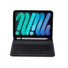Para iPadmini6/7 funda protectora de teclado inalámbrico funda de TPU con ranura para lápiz teclado Bluetooth funda de cuero ventas directas de fábrica