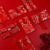 Dez mil yuan modificado envelope vermelho casamento novo casamento Xi personagem selo personalizado tecido criativo com saco vermelho molecular cetim