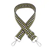 Nueva Correa Larga de Hombro Ancho Tejida Gruesa de Colores Únicos para Bolso de Hombro Cruzado de Reemplazo Correa Jacquard para Accesorios de Bolsos de Mujer
