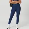 Pantalones Jogger de Color Sólido Ajustados Transfronterizos de Cintura Alta con Alta Elasticidad para Entrenamiento, Fitness, Yoga, Jogger con Sensación de Segunda Piel para Mujer