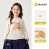 Colección de Camisetas para NiñasCamisetas de Manga Larga de Otoño Dudu para Niñas, Tops para Bebés Niñas, Ropa para Niñas, Ropa Infantil de Moda