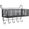 Cesta de cabeceira suspensa Cesta de armazenamento Rack de armazenamento Dormitório Beliche de cabeceira Atacado Escritório Desktop Guardrail Rack de suspensão