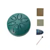 Instrumento Musical Tambor Etereo de 3 Polegadas e 6 Tons para Crianças, Tambor para Alívio de Estresse para Iniciantes, Instrumento de Percussão, Tambor de Língua de Aço, Tambor de Bolso, Exportação