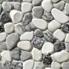 Pegatinas Autoadhesivas para Piso Imitación Piedra Engrosadas 30*30cm Impermeables y a Prueba de Humedad Renovación de Piso para Cocina y Baño Sin Pegamento
