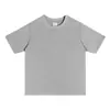 Camiseta de Algodón Puro de Peso Pesado 250g Hombro Caído Ropa de Trabajo Logo Impreso Personalizado Camisa Publicitaria Uniforme de Grupo Marca de Moda Bordado DIY Camiseta