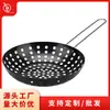 Venta Directa de Fábrica Bandeja Redonda para Barbacoa Bandeja con Fugas Bandeja para Barbacoa al Aire Libre Cesta Multiusos para Barbacoa de Verduras Herramienta Perforadora