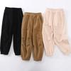 Pantalones para Niños Otoño e Invierno Niños y Niñas Pantalones Gruesos Estilo Occidental a Prueba de Viento Pantalones Familia Adulto Pantalones Deportivos Medianos y Grandes Pantalones para Niños
