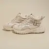 Zapatos de Padre Casuales Deportivos de Invierno con Felpa Adentro para Mujer 2026 Nueva Moda con Cordones Caña Media-Alta Suela Gruesa Zapatos Cálidos de Algodón