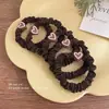 2024 Nuevo Estilo Cuerda para la Cabeza Banda de Goma de Alta Gama para Niña Cuerda para el Cabello Anillo para el Cabello Elegante de Alta Gama Sencillo Cubierta de Cuero Accesorios para el Cabello