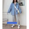 Nuevo abrigo cárdigan para mujer 2026 estilo primavera y otoño, forrado de polar, grueso, modelo popular de otoño e invierno, sudadera gruesa de principios de otoño, chaqueta de béisbol