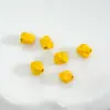 Cuentas Sueltas de Forma Irregular Color Caramelo Pintura 7mm Cuentas de Carambola Espaciadores Perforados Aleación Accesorios para Cadena de Teléfono Móvil DIY