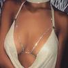 AliExpress Joias Europeias e Americanas Sexy Férias na Praia Colar de Biquíni Corrente de Garra Corrente Corporal Moda Corrente para o Peito