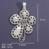 Colgante de Corazón Popular de Amazon Accesorios de Aleación para Manualidades Collar DIY Flor Accesorios de Colgante Femenino Venta Directa de Fábrica