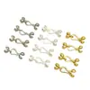 Banhado a Ouro 18K Cor Forte Retenção Fivela Pimenta Fivela de Cobre Acessórios Joias Fivela de Conexão Pulseira Colar Artesanal DIY Fivela de Acabamento