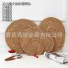 Mantel Individual de Mimbre Aislante de Calor Anti-quemaduras para Ollas, Tazones, Mesa de Comedor, Platos, Posavasos, Tetera, Cazuela