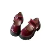 Zapatos de Princesa para Niñas 2026 Primavera y Otoño Plateados Elegantes Zapatos Pequeños de Cuero para Niños Zapatos Mocasines de Suela Suave Zapatos Individuales Antideslizantes Zapatos de Espectáculo