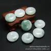 Colgante Hebilla de Paz Verde Tianshan Colgante de Paz Colgante de Collar de Jade Colgante de Jade Dragón Verde Tianshan Festival del Bote del Dragón Materiales Hechos a Mano