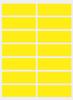 Papel de Boca Rectangular Colorido Impermeable Pegatina Marcadora Pegatina con Logo Pegatina de Nombre de Estudiante Etiqueta de Papel de Boca Cuadrada de Clasificación