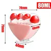 Varios Platillos para Salsa Tazas Cuadradas Tazas para Mousse Plástico Transparente Vajilla Platos para Postre Platos Pequeños para Aperitivos de Fiesta con Cuchara