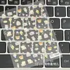 Pegatinas de Rilakkuma Funda para Teléfono Móvil DIY Pokect3 Power Bank Ventilador Pegatinas para Uñas Pegatinas Estéreo en Relieve