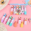Lindo set de 6 mini marcadores resaltadores con cara sonriente de Sanrio para estudiantes para resaltar puntos clave, Bolígrafos de dibujo coloridos portátiles, Marcadores de colores