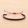 Pulsera de Estilo Bohemio con Patrón de Corte Español para Mujer, Joyería Hecha a Mano con Cintas Tejidas de Estilo Étnico Nepalí