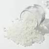 Miçangas seed de cor sólida 2-4mm, miçangas creme, miçangas de ábaco premium, miçangas de vidro banhadas a prata, acessórios para joias, miçangas pequenas a granel