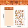 Pegatina Transparente Impermeable para Mascotas de Dibujos Animados Linda Brillante Pegatina de Mascota para Manualidades Diario Pegatina de Animal de Dibujos Animados Pegatina Fina con Purpurina para Manualidades
