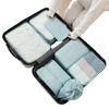 Bolsa de Almacenamiento para Viaje Set de Siete Piezas para Empacar y Almacenar Ropa, Bolsa de Almacenamiento Impermeable de Gran Capacidad Caja de Almacenamiento