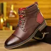 Botas curtas masculinas Chelsea Outono 2025 Botas curtas masculinas Chelsea de cano médio Estilo britânico