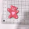 Puntos Dorados y Plateados Corazón de Diamante Oso Perro Globo Lazo Estrella de Cinco Puntas Mariposa m Bean Joyería DIY Agujero Material para Zapatos