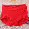 Roupa Íntima Feminina de Modal para Mulheres Gordas Cintura Média-Alta Levanta Bumbum Quadril Largo Menina Cheinha Shorts de Vovó Cuecas