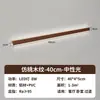 Lámpara de pared con veta de madera de durazno, adecuada para mesitas de noche en dormitorios, lámpara larga minimalista, lámpara de pared de fondo para sofá en sala de estar, iluminación ambiental, hierro