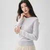 26 estilos de suéteres de cachemira de manga larga con escotes adornados con diamantes, suéteres básicos para mujer, nuevos suéteres básicos de punto de cuello redondo para otoño/invierno