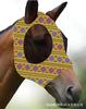 Fábrica en stock y entrega rápida Máscara de caballo antimosquitos de viento indio 16 capucha de caballo transpirable impresa suministros ecuestres