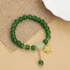 Accesorios Estilo Chino Pulsera Pulsera de Aventurina Estilo Étnico Hebilla de Seguridad para Mejor Amiga Pulsera de Cristal Joyería para Transmisión en Vivo Venta al por Mayor
