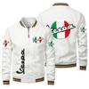 AliExpress desejo Comércio Exterior Transfronteiriço Masculino Padrão de Carro Motocicleta Fina Casual Jaqueta Masculina Terno de Baseball Casaco Top