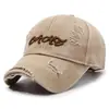 Gorra de Béisbol Lavada con Efecto Desgastado Vintage para Hombres y Mujeres, Gorra Suave con Letras Retro y Visera de Pato, Sombrero Casual Versátil para Pareja para Primavera y Otoño